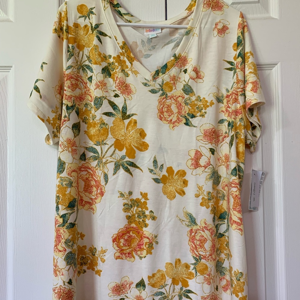 Beautiful Flowered 🌼 LuLaRoe Christy Tee